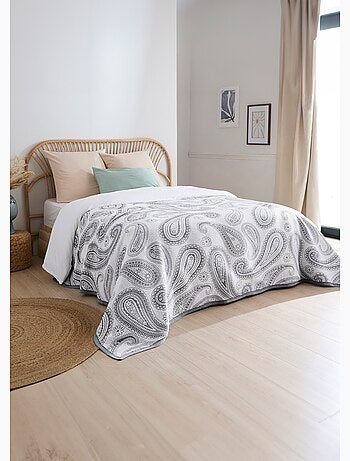Couvre lit jacquard polycoton