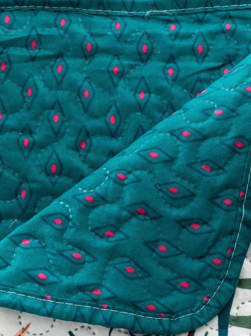 Couvre lit Jungle Bleu - Kiabi