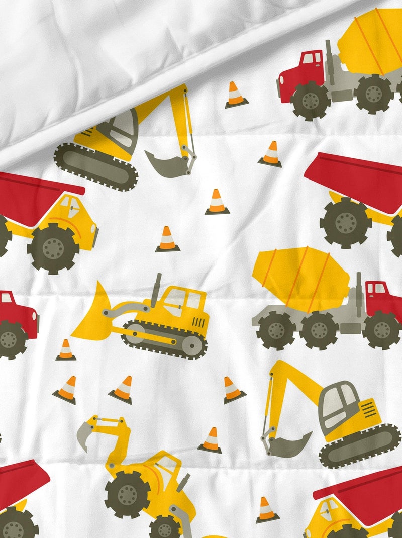Couvre-lit Machinery "Happyfriday" Multicolore - Kiabi