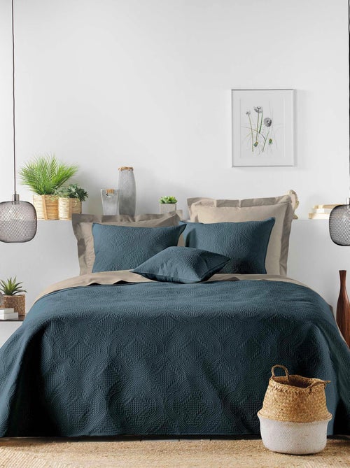 Couvre lit matelasse Collection Romano - Kiabi