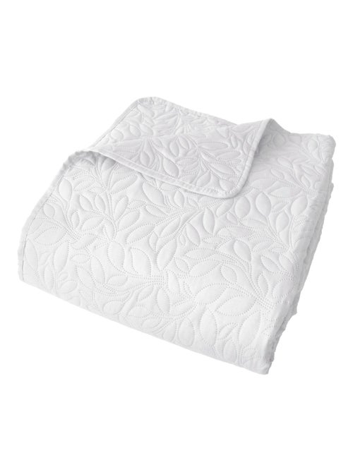 Couvre-lit microfibre à motif floral - Kiabi Couvre-lit microfibre à motif floral - Kiabi