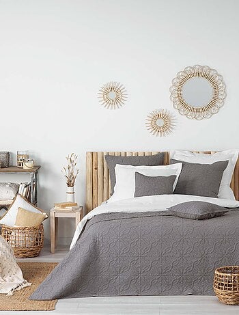 Couvre lit microfibre lave Florette