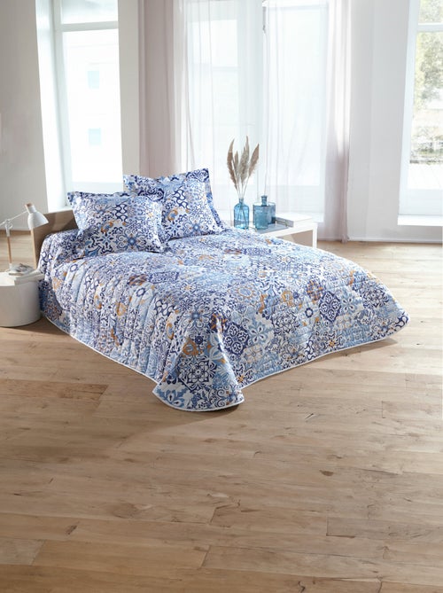 Couvre-lit microfibre matelassé imprimé - Afibel - Kiabi
