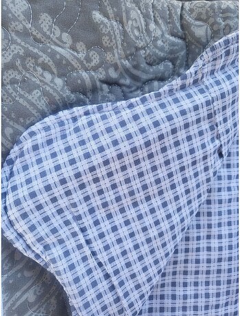 Couvre lit microfibre + taies 240 x 260 cm arabesque