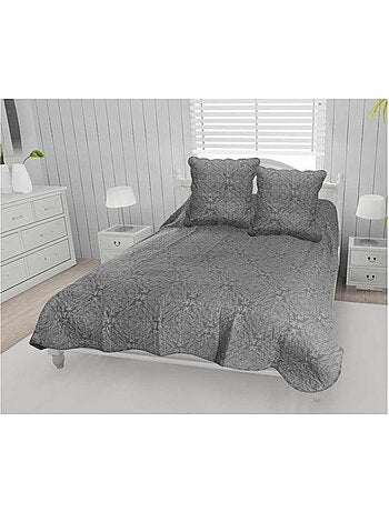 Couvre lit microfibre + taies arabesque