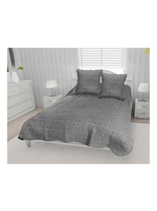 Couvre lit microfibre + taies arabesque