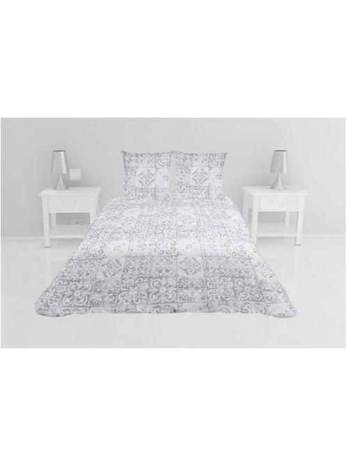 Couvre lit microfibre + taies Persane - Kiabi