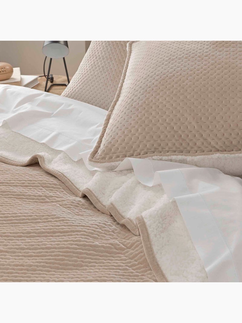 Couvre-lit Mylene Beige - Kiabi