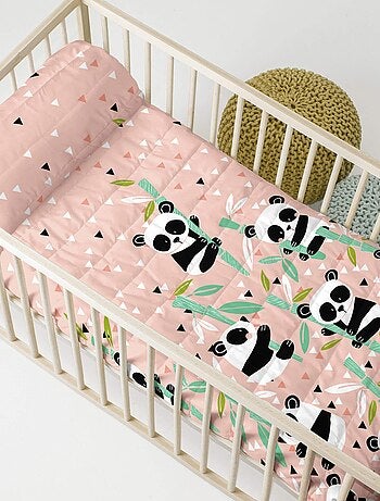 Couvre-lit Panda garden Berceau "Happyfriday