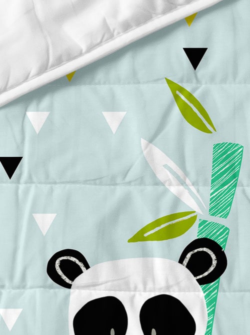 Couvre-lit Panda garden blue Berceau "Happyfriday" - Kiabi