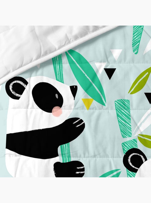 Couvre-lit Panda garden blue "Happyfriday" - Kiabi