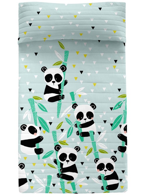 Couvre-lit Panda garden blue "Happyfriday" - Kiabi