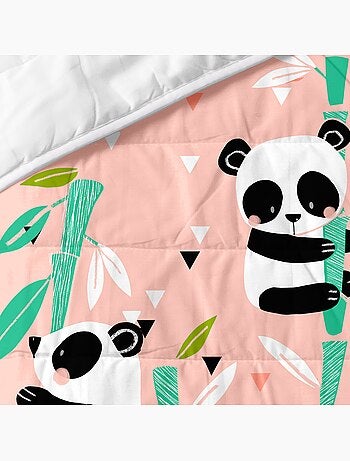 Couvre-lit Panda garden "Happyfriday