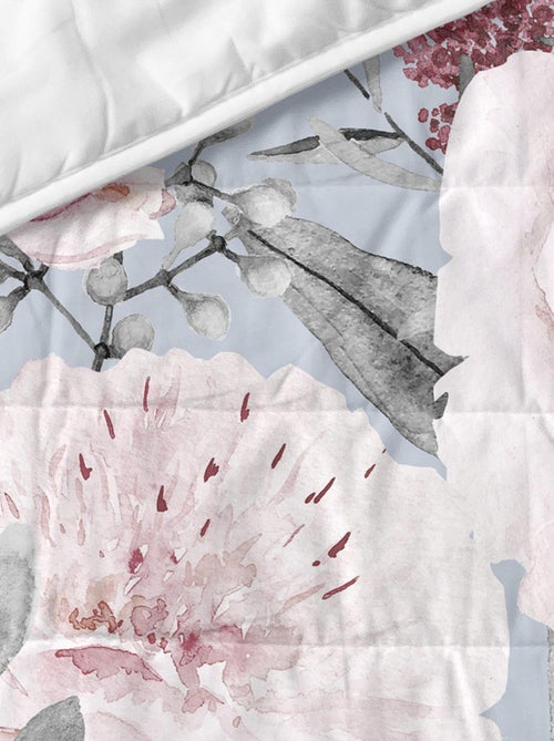 Couvre-lit Soft bouquet "Happyfriday" - Kiabi