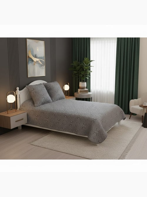 Couvre lit + taies Arabesque - Kiabi