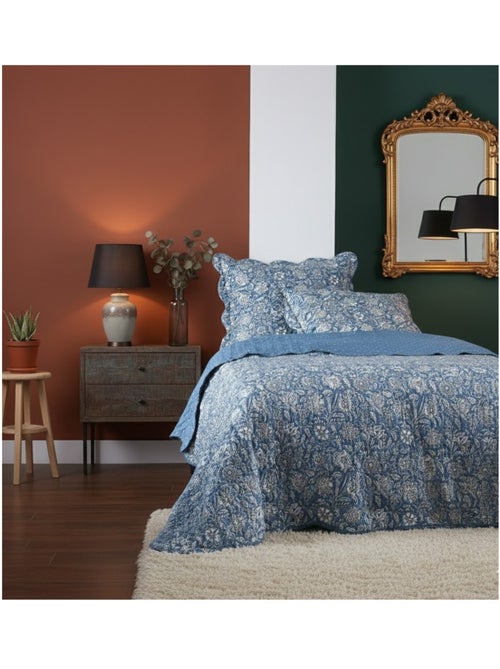 Couvre lit + taies floral Julian - Kiabi