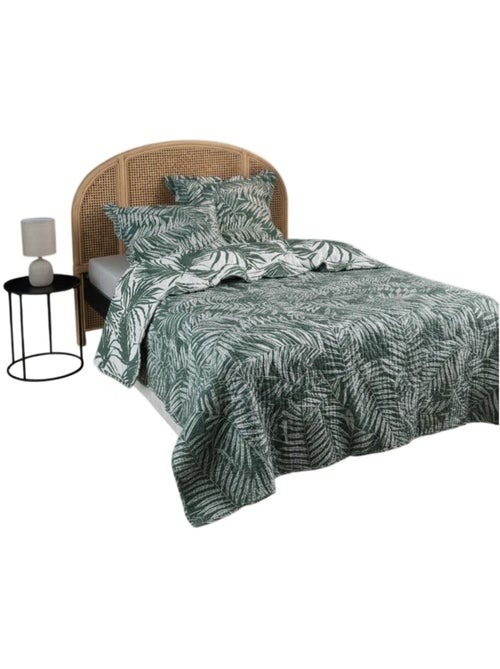 Couvre lit + taies Manisa tropical - Kiabi