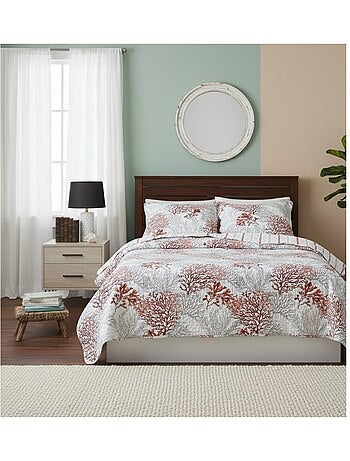 Couvre lit + taies Océan