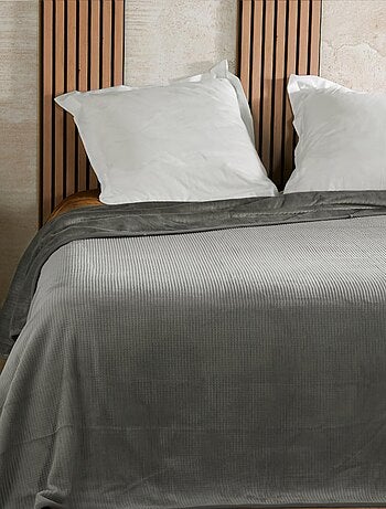 Couvre lit velours gaufré