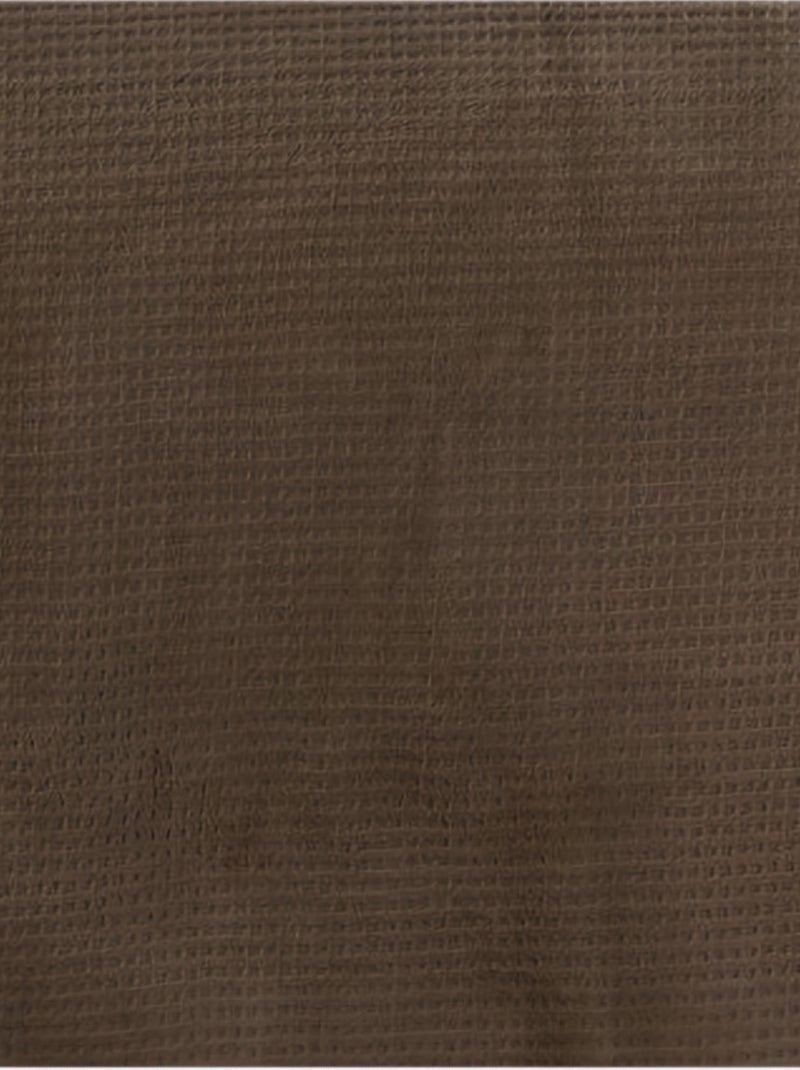 Couvre lit velours gaufré Taupe - Kiabi