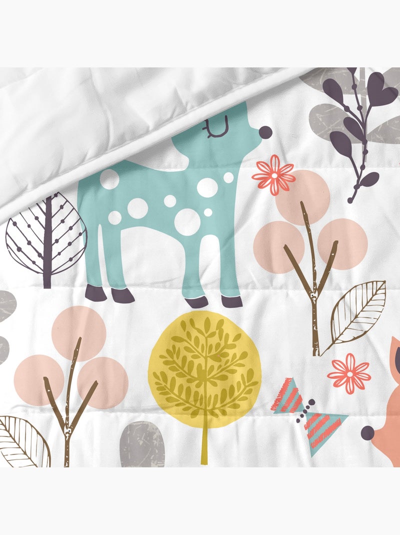 Couvre-lit Woodland Berceau "Happyfriday" Multicolore - Kiabi