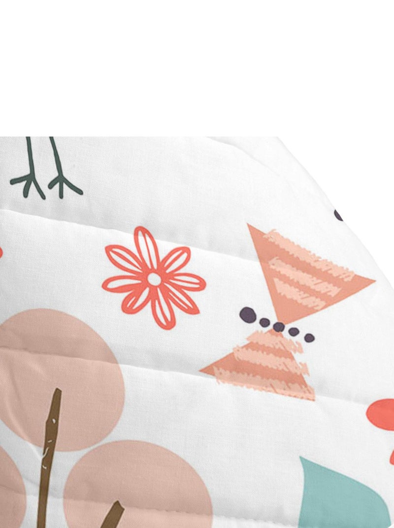 Couvre-lit Woodland "Happyfriday" Multicolore - Kiabi