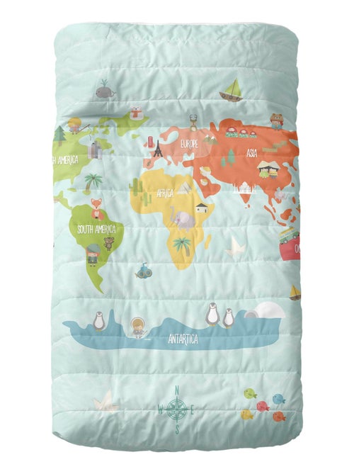 Couvre-lit World map Berceau "Happyfriday" - Kiabi