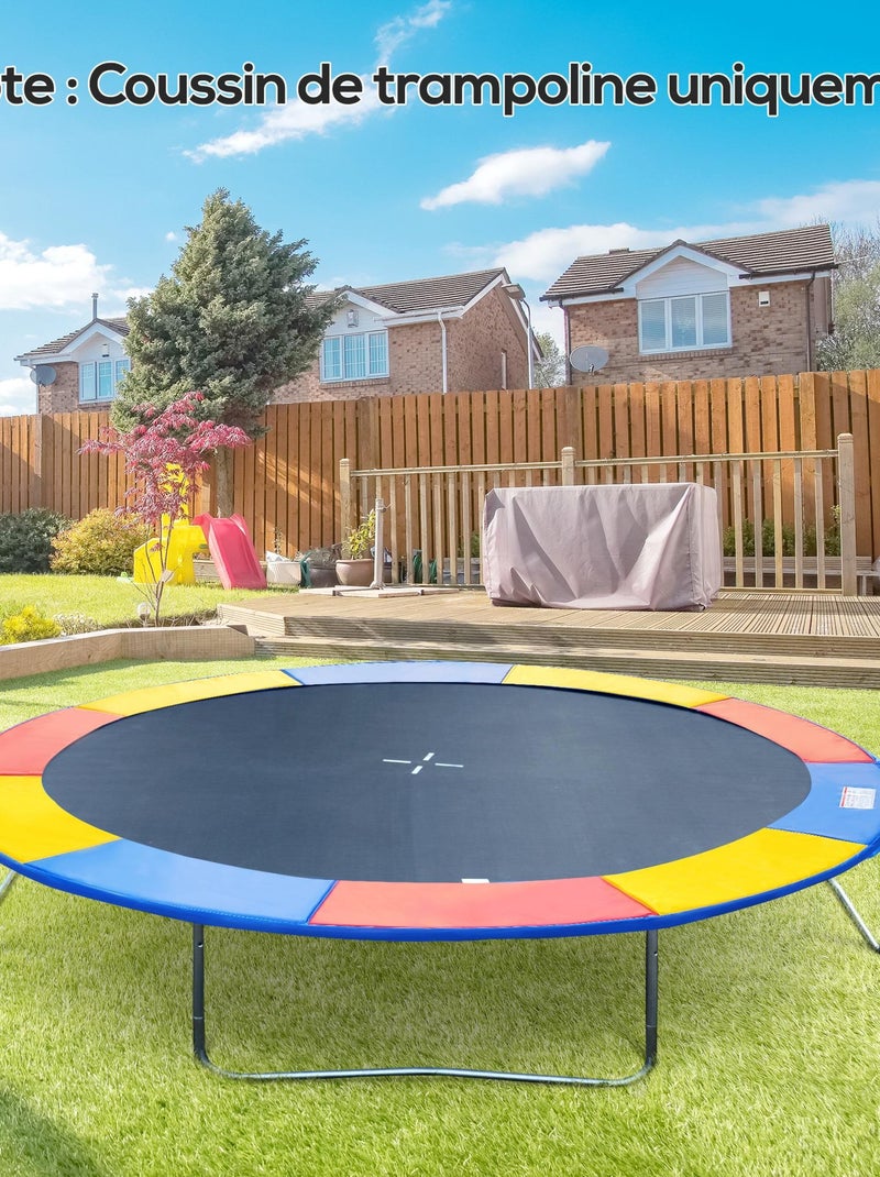 Couvre-ressort trampoline Ø 244 cm PVC PE multicolore Multicolore - Kiabi