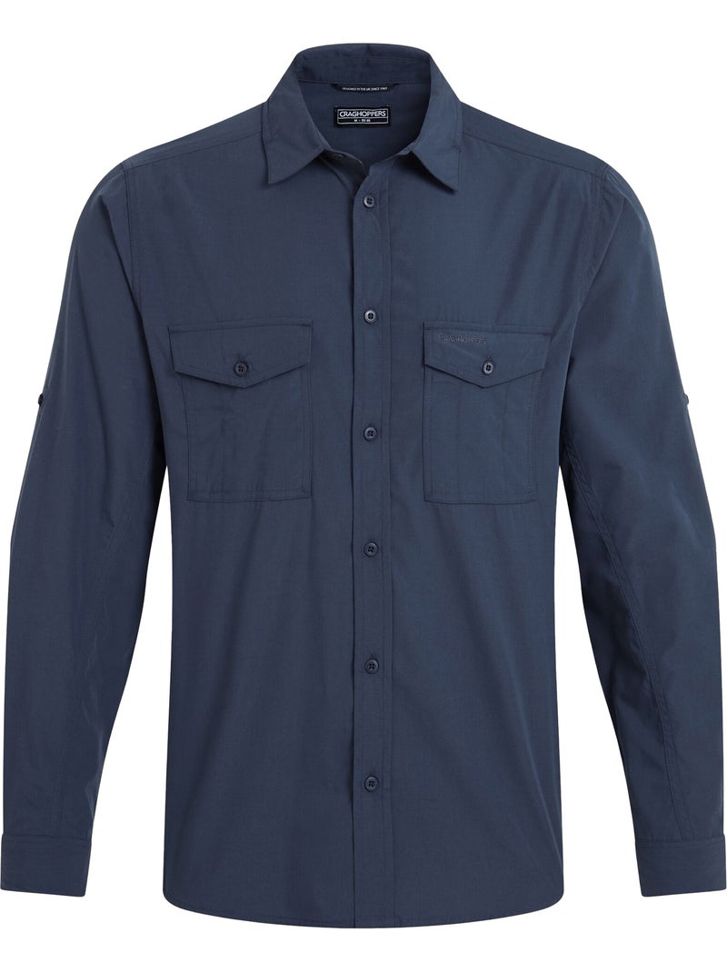 Craghoppers - Chemise décontractée manches longues KIWI Bleu foncé - Kiabi