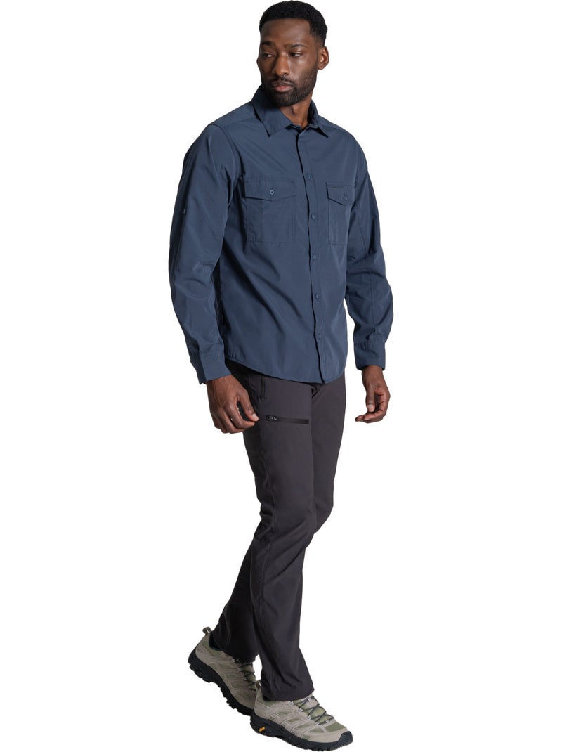 Craghoppers - Chemise décontractée manches longues KIWI Bleu foncé - Kiabi