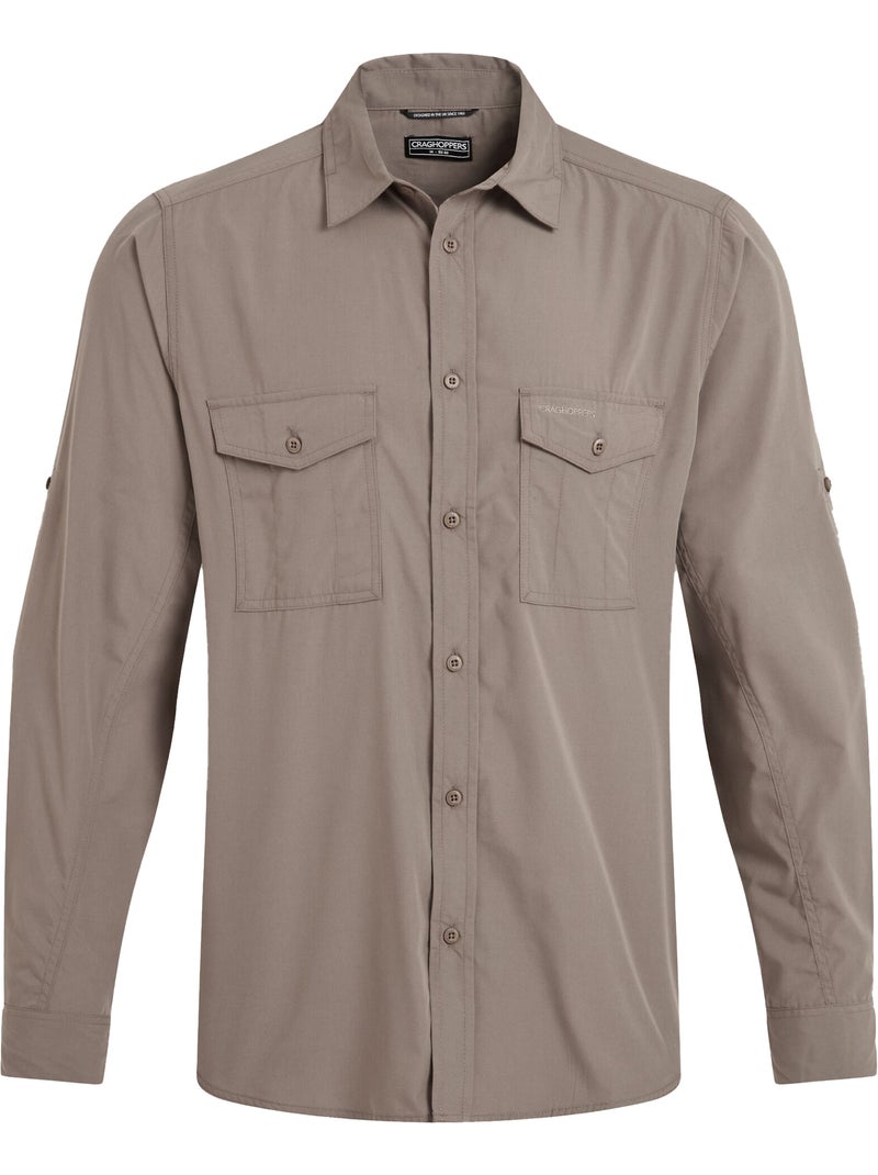 Craghoppers - Chemise décontractée manches longues KIWI Marron - Kiabi