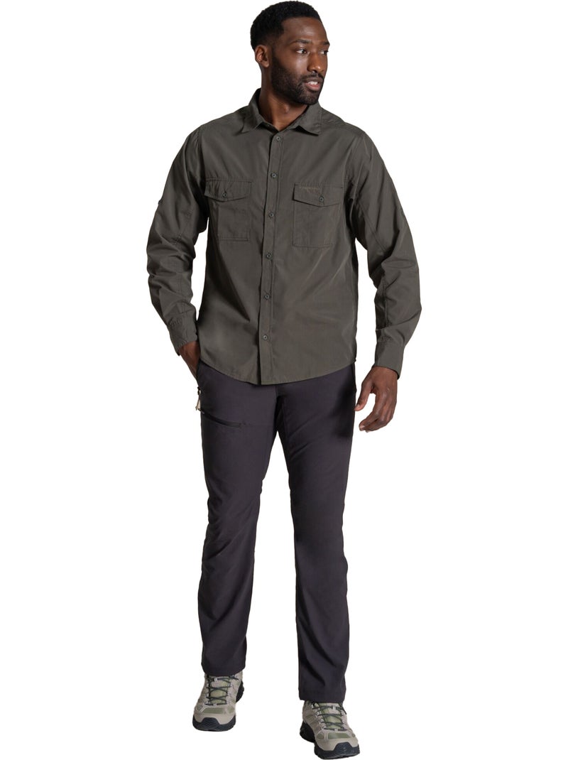 Craghoppers - Chemise décontractée manches longues KIWI Vert kaki - Kiabi