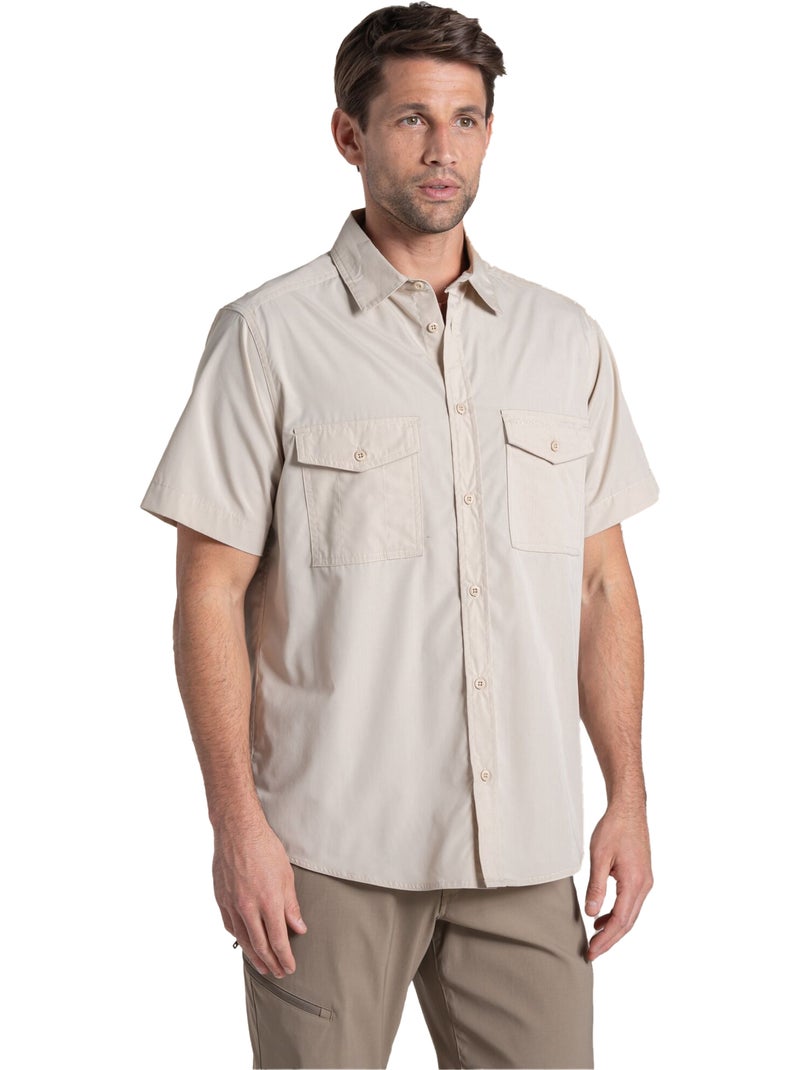 Craghoppers - Chemise unie manches courtes KIWI Blanc nacré - Kiabi