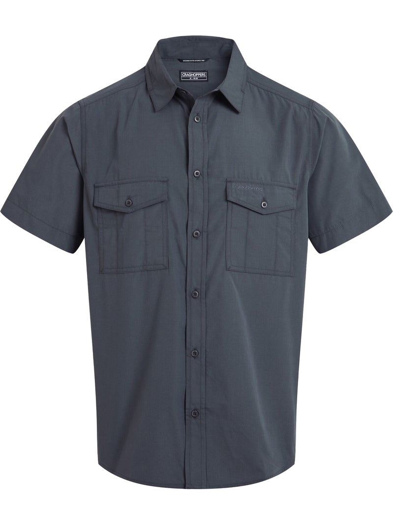 Craghoppers - Chemise unie manches courtes KIWI Gris foncé - Kiabi