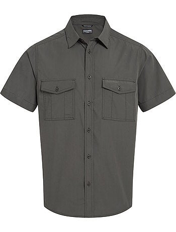 Craghoppers - Chemise unie manches courtes KIWI