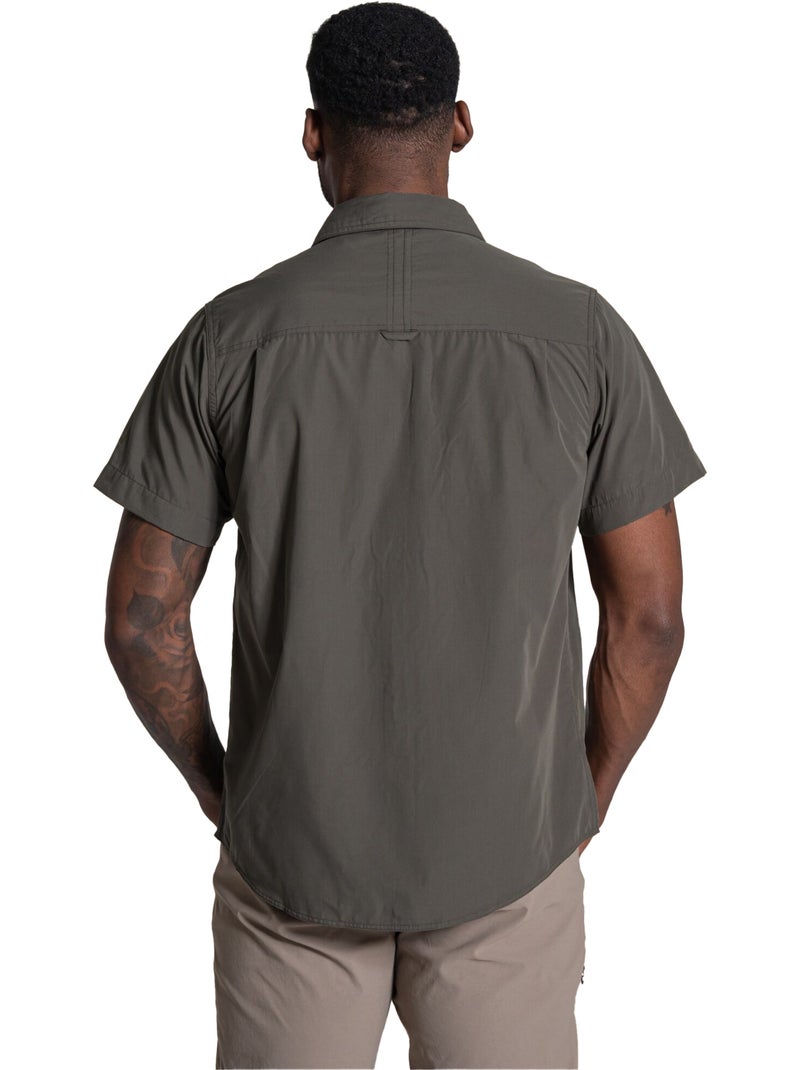 Craghoppers - Chemise unie manches courtes KIWI Vert kaki - Kiabi