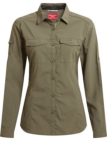 Craghoppers - Chemise unie manches longues ADVENTURE