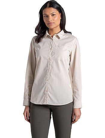 Craghoppers - Chemise unie manches longues KIWI