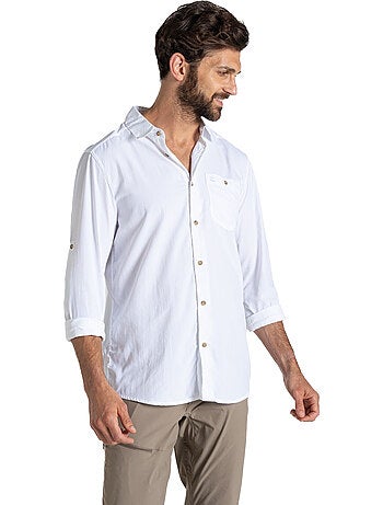 Craghoppers - Chemise unie manches longues NUORO