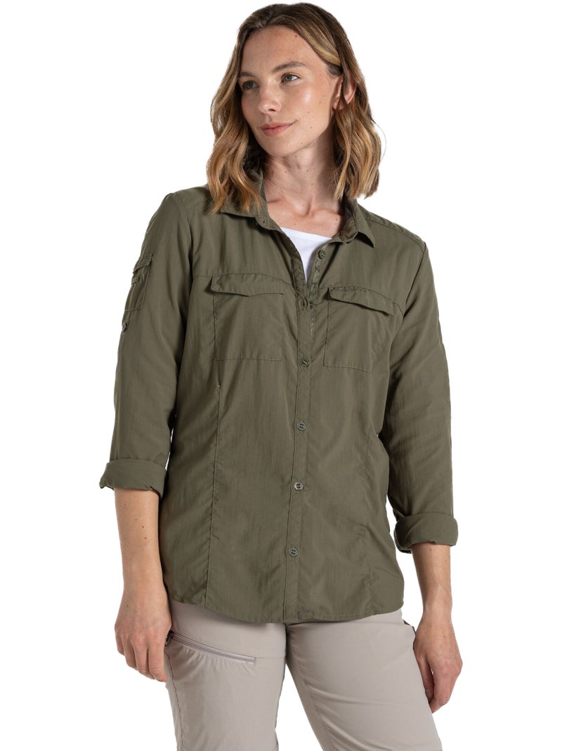 Craghoppers - Chemisier ADVENTURE Vert olive - Kiabi