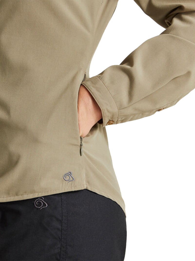 Craghoppers - Chemisier EXPERT KIWI Beige - Kiabi