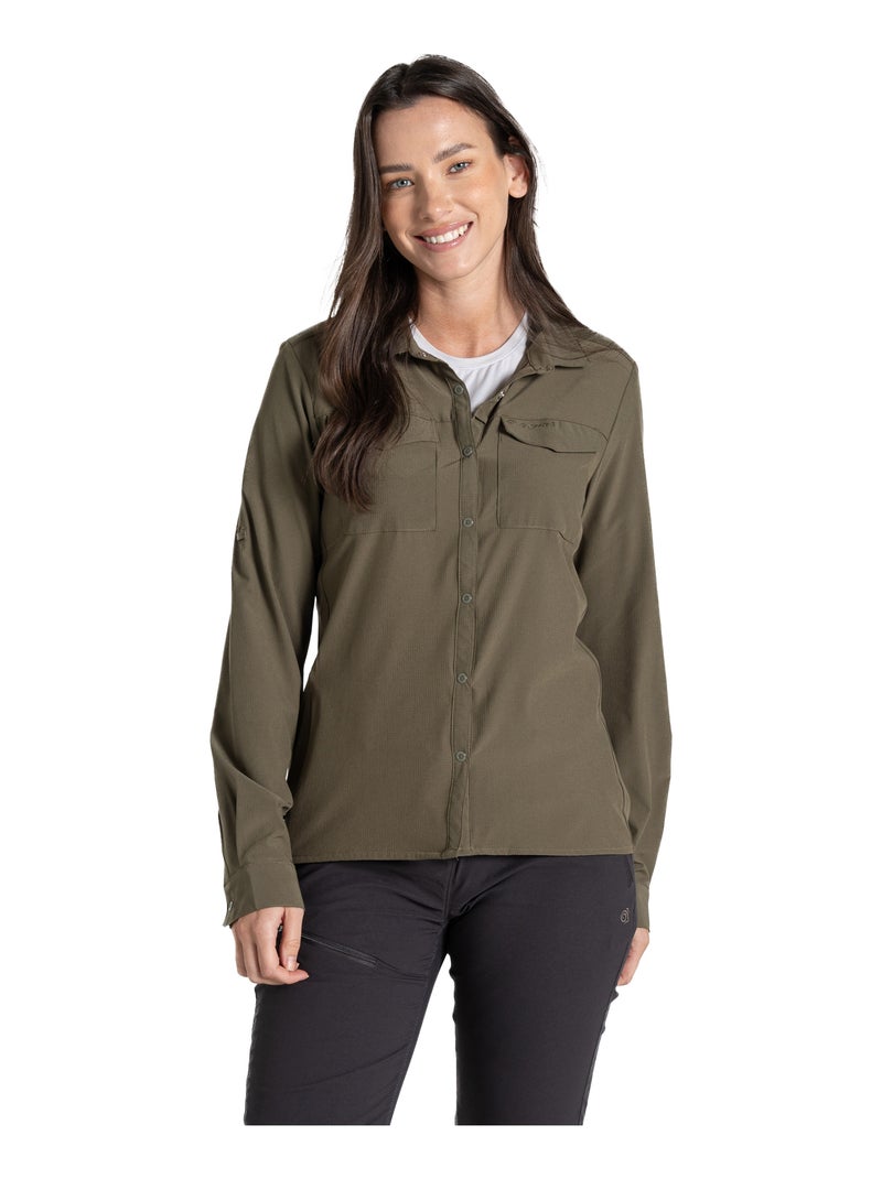 Craghoppers - Chemisier NOSILIFE PRO Vert kaki - Kiabi