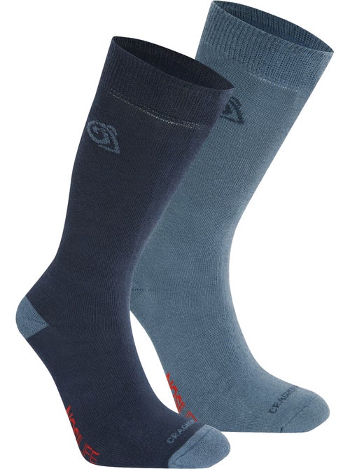 Craghoppers - Lot de 2 paires de chaussettes contrastées - Kiabi