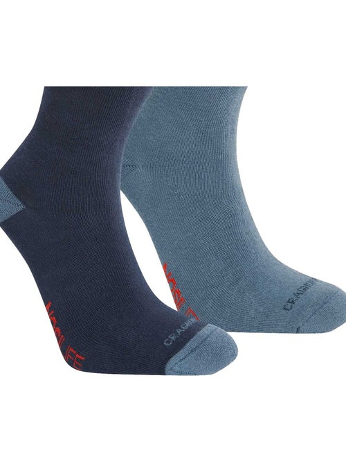 Craghoppers - Lot de 2 paires de chaussettes contrastées - Kiabi