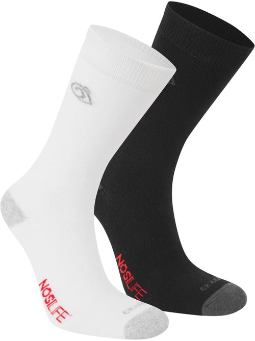 Craghoppers - Lot de 2 paires de chaussettes contrastées - Kiabi