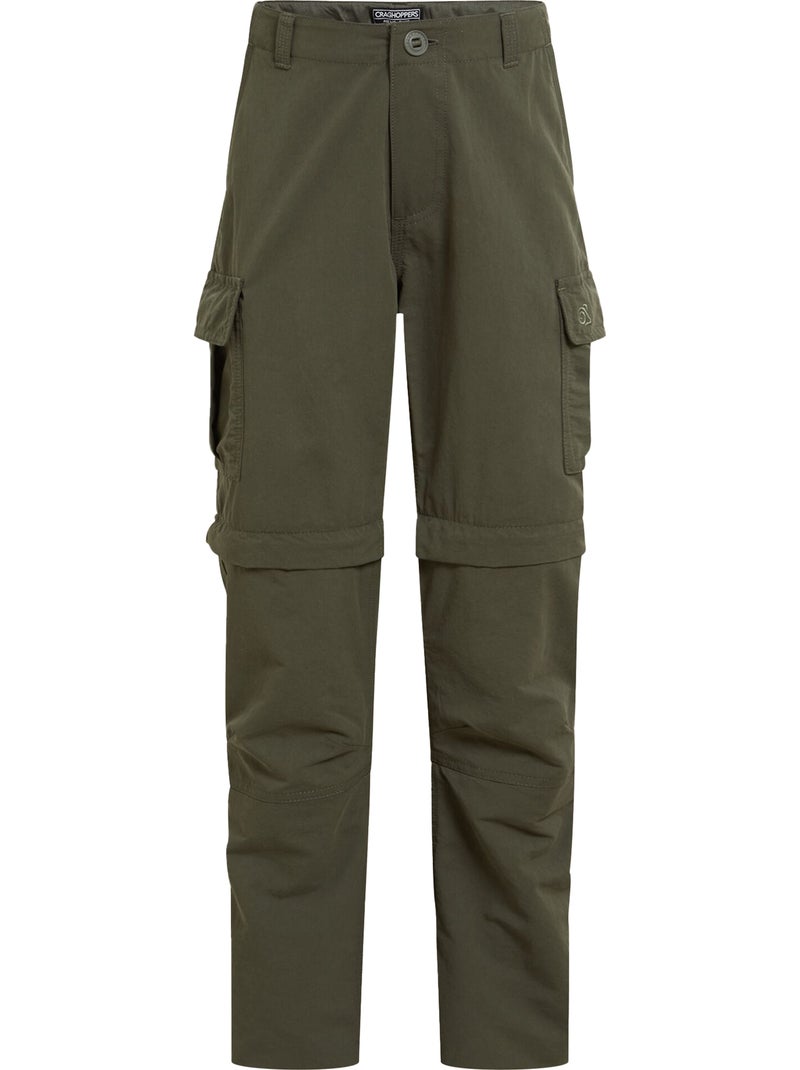 Craghoppers - Pantalon de randonnée uni 2-en-1 Noir Kaki - Kiabi