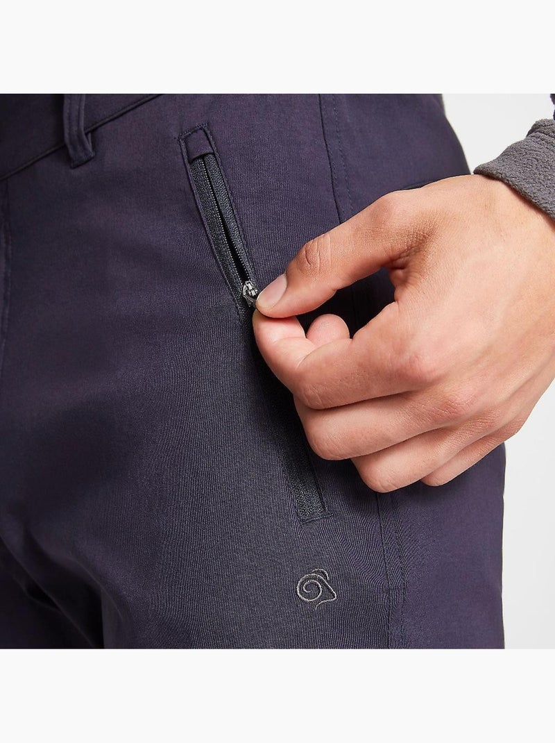 Craghoppers - Pantalon extensible à taille semi-élastiquée EXPERT KIWI PRO Bleu foncé - Kiabi