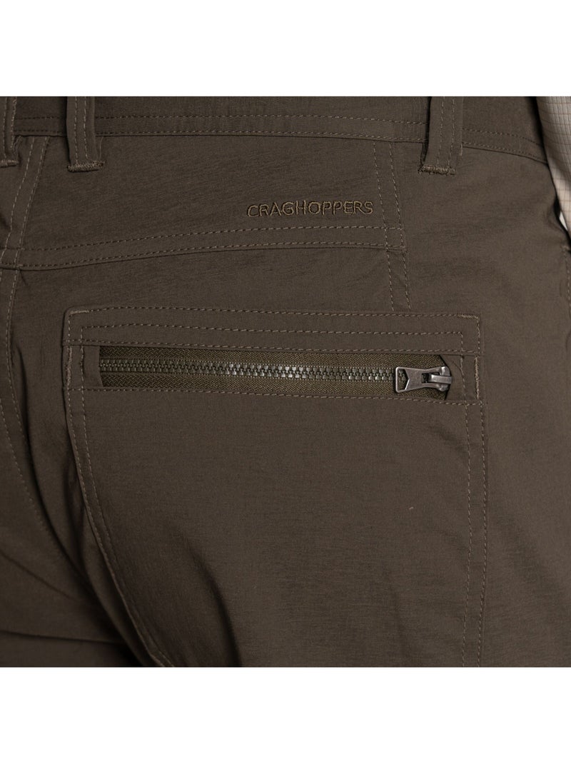 Craghoppers - Pantalon uni à poches et taille mi-haute KIWI PRO Noir Kaki - Kiabi