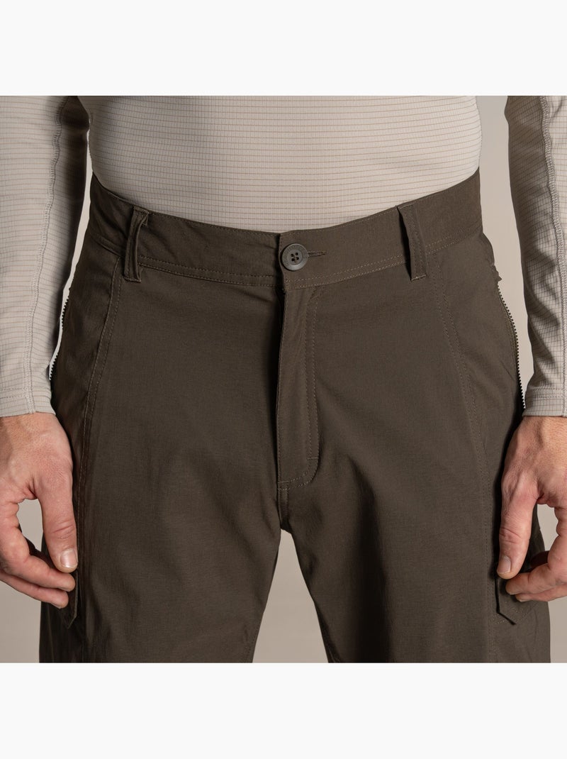 Craghoppers - Pantalon uni à poches et taille mi-haute KIWI PRO Noir Kaki - Kiabi