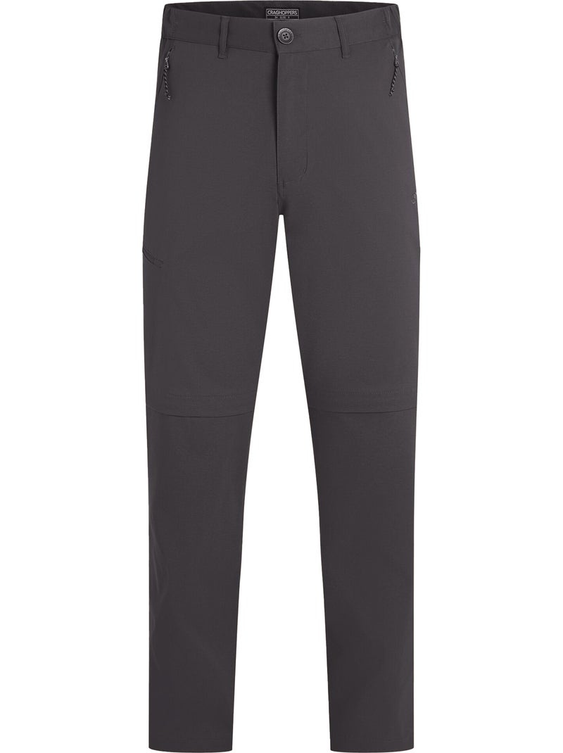 Craghoppers - Pantalon uni à taille mi-haute semi-élastiquée 2-en-1 KIWI PRO Gris Gris anthracite - Kiabi